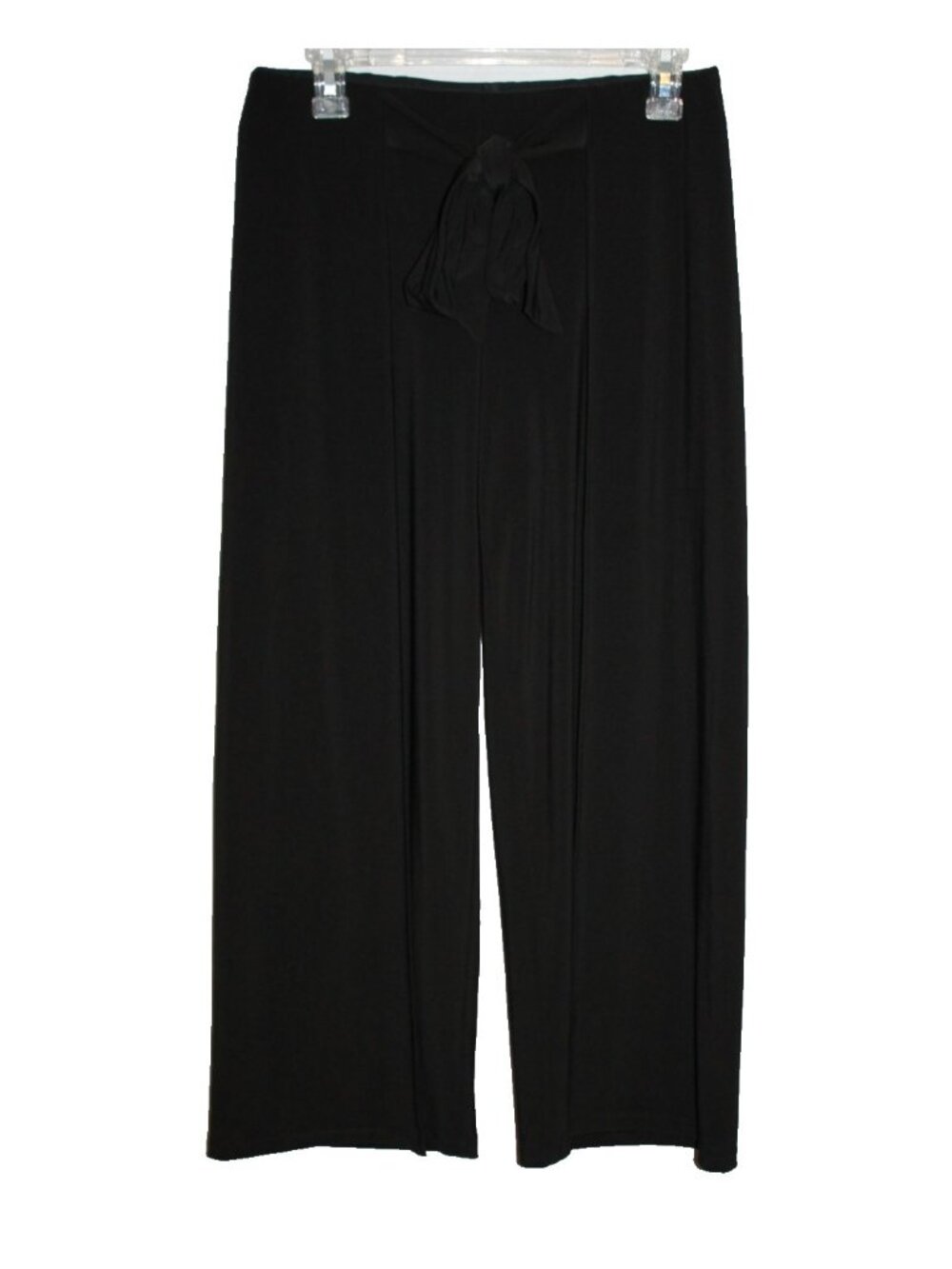 White House Black Market Womens Pants Black Size S The Wide Leg Crop Split Leg